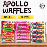 36pcs Apollo Waffles Creamed Waffle (Chocolate / Strawberry / Milk)
