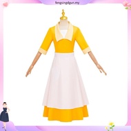 enchanted dress indian gown gown dress women Frog Princess Yellow Servant Dress Princess Dress Penta