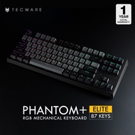 Tecware Phantom + 87/104 Wired/+ Elite 87 Key Wireless, RGB Mechanical Keyboard [4 Switch Options]