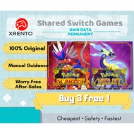 ⚡Buy 3 Free 1⚡Nintendo Switch Games Digital Download Pokemon Scarlet Pokemon Violet Own Data Eshop