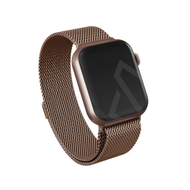 BURGA METAL MESH APPLE WATCH BAND สาย APPLE WATCH 9 / 8 / 7 / 6 / 5 / 4 / 3 / 2 / 1 / SE 1 / SE 2 ขนาด 38 / 40 / 41MM - ROSE GOLD