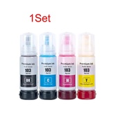 【2023 NEW】 4*70ml 103 Premium Refill Ink For Epson 103 Ecotank L3160 L3210 L3211 L3250 L3251 L3256 L3260 L3266 L5190?L5290 L5296 Printer