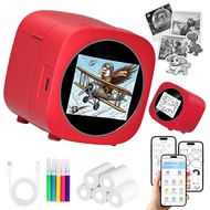 Mini Photo Printer Photo Printer Kids Ai Voice Image Thermal Portable Mini Drawing Sketch Generator 
