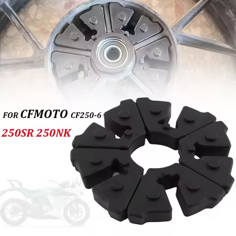 For CFMOTO CF250-6 250NK 250SR 250nk Motorcycle Sprocket Hub Damper Rear Wheel Drive Rubber Buffer S