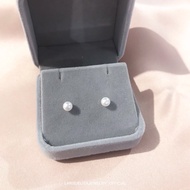 Code:gw489 - Korean White Pearl Stud Earrings 6mm