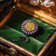 Fashion Pastoral Style Plant Flower Sunflower Brooch Dandelion Brooch