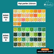 500 perler beads 2.6mm (SMALL BEADS) - Color A, B - 5g iron-on plastic beads 3.6 mm - perler beads h