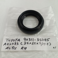 (1PCS TOYOTA 90311-35045) (AUTO) RIGHT DRIVE SHAFT OIL SEAL TOYOTA ALTIS 1.6 1.8 WISH 1.8 (35x55x9/1