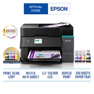 Epson EcoTank L6370 Color Duplex Wireless Inkjet All-in-One Printer with Duplex Print Function and 2