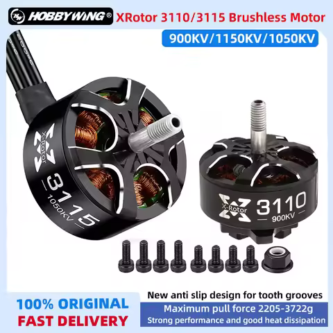 4pcs Hobbywing XRotor 3110 3115 6S Brushless Motor 900/1050/1150KV for FPV Freestyle 9inch 10inch Lo