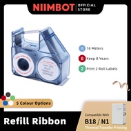 NIIMBOT Ribbon for N1 B18, Replacement Refill Tape for Thermal Transfer Label Printer NIIMBOT B18