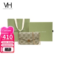 VANESSA HOGAN VH女包山茶花信封包老花高级感单肩斜挎链条包520礼物送女友老婆