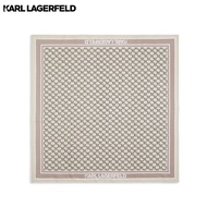 KARL LAGERFELD - KL MONOGRAM SILK SCARF 245W3308