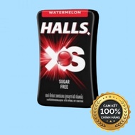 Combo of 5 Boxes of Halls Xs Sugar-Free Watermelon Lozenges to Help Freshen Mouth, Eliminate Coughs,