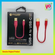Mazer ALU.DURA.TEK USB-C CABLE 20cm - (RED