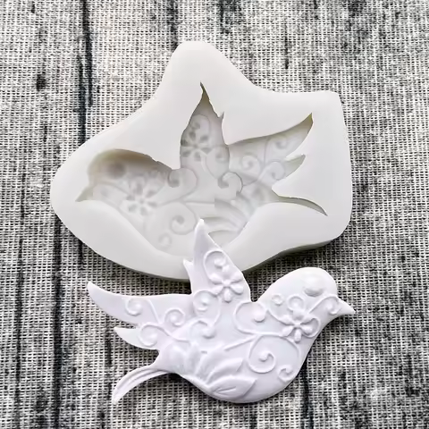 Dove Silicone Mold Chocolate Sugarcraft Mould Fondant Cake Decorating Tools