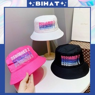 Dsquared2 Men's and Women's Fashion bucket hat, Dsquared2 sun protection umbrella hat MU97