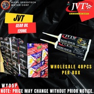 48PCS PER BOX JVT GEAR OIL SAE 85W/140 GL-5 SYNTHETIC 120ML FOR SCOOTER USE ONLY (WY05P)