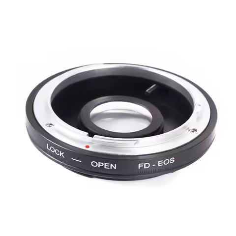 FOTGA FD/FL to Canon EF 70D 7D 5DIII 750D 700D 1200D Mount Adapter Ring w/Glass+ Caps