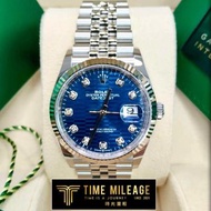 ⌚️全新Rolex 126234G （鑽石字） Date-Just36 (Blue Motif Fluted)）