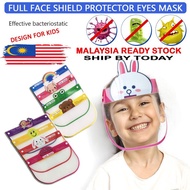 🔥10Pcs🔥 Child Protective Face shield Anti-Fog Anti-splash Anti Droplet Full Face Shield  Kid Adjustable Clear Faceshield