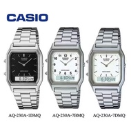[2 YEARS WARRANTY] Casio Women Watches AQ-230A Unisex Watches Classic Model AQ-230A-7D AQ-230A-1D AQ