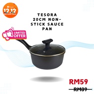 Tesora 20cm Non-Stick Sauce Pan with Lid