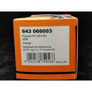 Mini Cut Porsche 911GT3 RS Orange 1/64 minichamps & tarmac works Co-Branded Porsche 911 997.1 GT3RS 