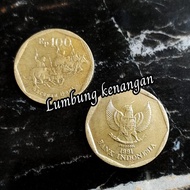 uang kuno 100 rupiah karapan sapi tahun 1991
