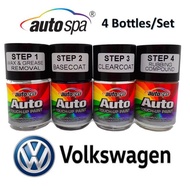VOLKSWAGEN - AUTOSPA Touch Up Paint for Golf, Jetta, Passat, Vento, Polo, Tiguan, MK6, MK7 - ( 4 Bot