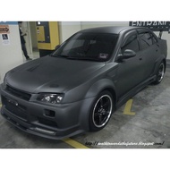 proton waja bumper depan free led skyline design betong bodykit murah