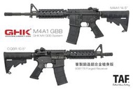【TAF Custom售完】GHK鍛造 M4A1 RAS 14.5吋/10.5吋GBB瓦斯步槍(Colt授權鍛造槍身)