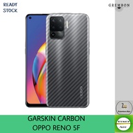 GARSKIN OPPO RENO 5F SKIN HANDPHONE CARBON 3D