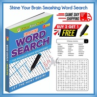 Shine Your Brain Smashing Word Search Buku Puzzle Kids Activity Book Word Game Crossword Puzzle Book