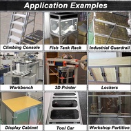 24Pc 2020 Series 3 Way End Corner Bracket Connector for European Standard 6mm T Slot 20x20mm Aluminu