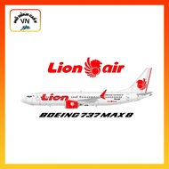 Boeing 737 Max 8 Lion Airlines Assembly Paper Model - MohinhgiayVN