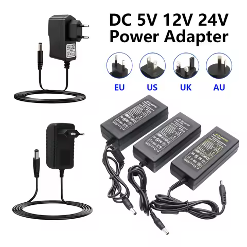 5V 12V 24V Power Supply Adapter Transformer AC 220V 110V TO DC 5V 12V 24V PowerSupply 1A 2A 3A 5A 6A