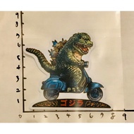 Godzilla Drive Funny Waterproof Sticker