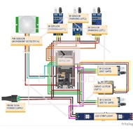 FYP Budget | ESP32 | ESP8266 | Arduino Uno | Blynk IoT | IoT Parking Lot + PIR Lighting System