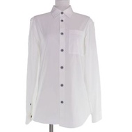 Burberry 8028877 純棉 Tisci 時代 logo 紐帶長袖襯衫，白色，XS 碼，正品，女款，成色極佳。