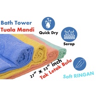 [Bath Towel 70cm x 140cm] Tuala Mandi Dewasa Extra Besar Microfiber Janji Serap Air