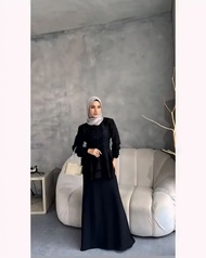 Gamis Kondangan Terbaru 2024 Model Duyung Wanita Remaja Kekinian Myesha Gamis Brokat Ceruty Busui