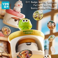 YIMI Badge Maker Machine DIY Button Pin Maker 72 Styles Cartoon Button Pins Maker Machine