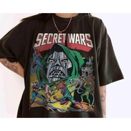 New style vintage Avengers Marvel comic cotton t-shirt, Doomsday Avenger Spider-Man Iron Man hero t-