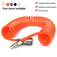 ECYOU PU Air Compressor Hose, With Connector PU Air Compressor Hose Tube, Flexible With joint
