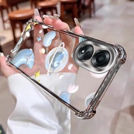 Casing hp For OPPO A58 4G A78 4G A58 5G A78 5G A58X 5G A1X A2X 5G Case Planet & Moon 3D Silicone Cas