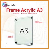A3 Acrylic Poster Display Frame - A3 Size Acrylic Frame Menu Quality Wall Photo Frame