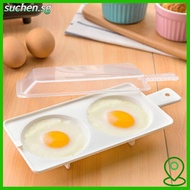 SUCHENSG Egg Steamer Baking Cooking Food Gadget Cooker Steamer Tool 2 Eggs Draining Egg Boiler