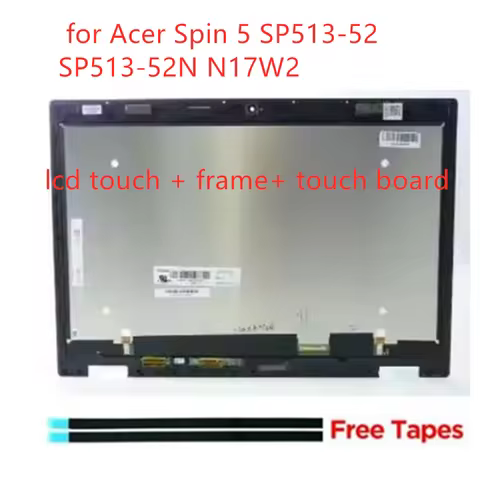 LM133LF1L02 LM133LF1L FHD 1080P LCD Screen Display Touch Glass Digitizer Assembly for Acer Spin 5 SP