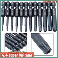 【】1pc 50mm Blue   for Torx Screwdriver Bits Set Electric Screwdriver  for T5-T40